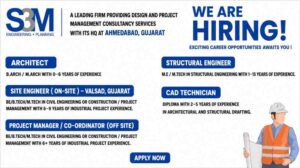 SM Engineering Recruitment 2026: Architect, Structural Engineer, Site Engineer and Project Manager Jobs in Gujarat