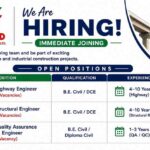 Anand Construwell Pvt. Ltd Hiring 2026 | Highway Engineers, Structural Engineers & QA/QC Junior Engineers