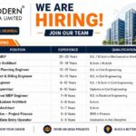 Modern India Limited Hiring GM MEP, Project Architects, Planning Engineers, Contract Billing Engineers, Site Engineers & Finance Executives