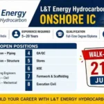 L&T Energy Hydrocarbon Walk In Drive 2026: Mechanical, Planning, QA/QC, HSE and Civil Engineering Vacancies