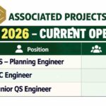 Associated Projects Infra Recruitment 2026 – QS, Planning & QC Engineer Jobs in Bangalore