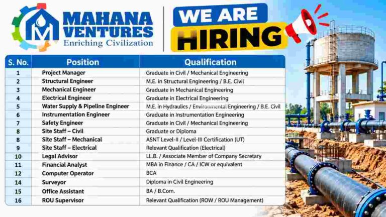 Mahana Ventures Engineering Recruitment Poster 50kb