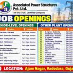 Associated Power Structures Recruitment 2026 – Plant & Transmission Infrastructure Jobs in Vadodara