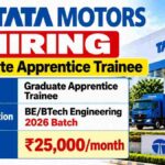 Tata Motors Recruitment 2026 – Graduate Apprentice Trainee Jobs | ₹25,000 Stipend
