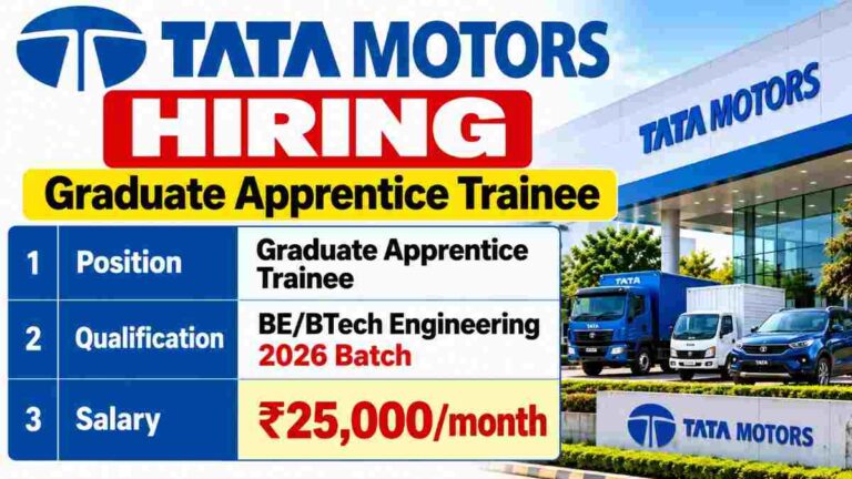Tata Motors Graduate Apprentice Hiring 50kb