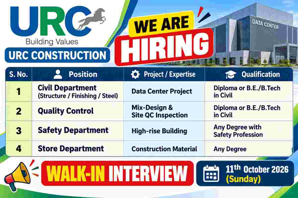 URC Construction Walk In Interview Flyer 50kb